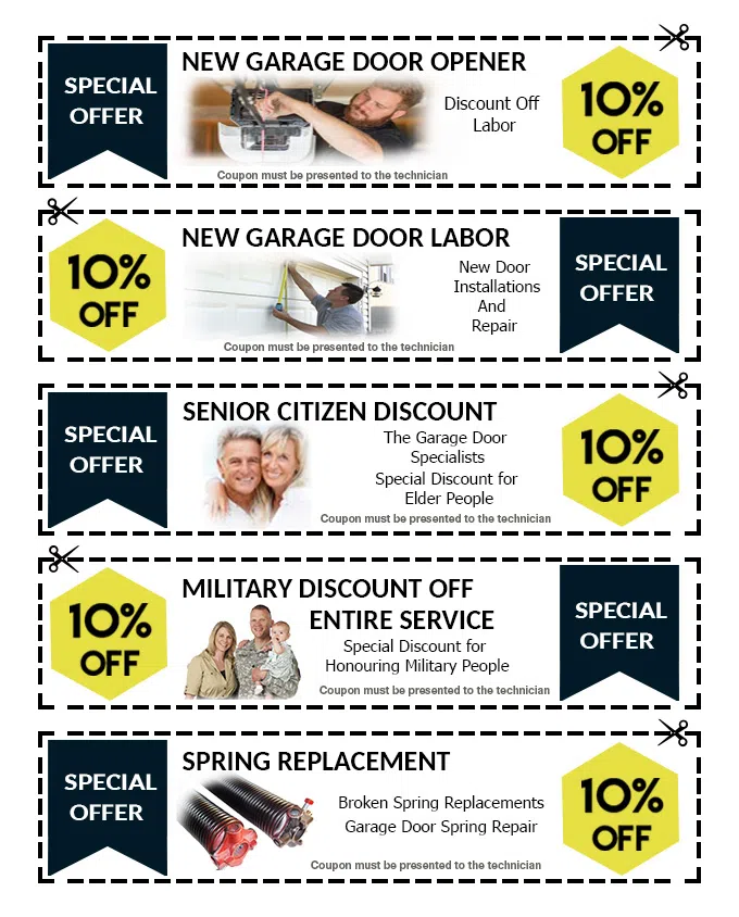 Garage Door And Opener Repairs Chanhassen, MN 612-440-1129 - coupons